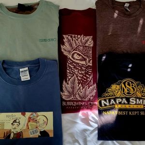 Men's assorted winery short sleeve shirts